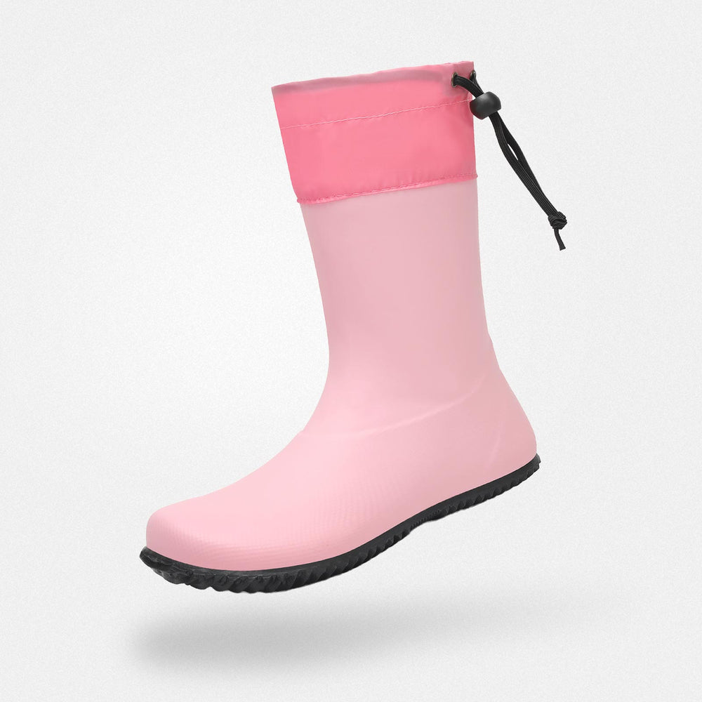 Barfuß-Gummistiefel Isolierung Brisk I Rosa Erwachsene 3mm Sohle Matschfest - Saguaro