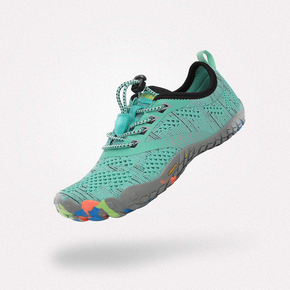 Barfußschuhe Flexkerben Smart I Grin Kinder 4mm Sohle Klettverschluss - Saguaro