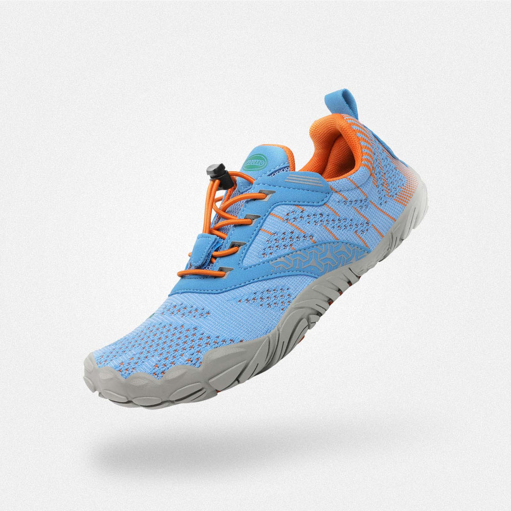 Barfußschuhe Kinder-Spiel Free I Himmelblau Kinder 4mm Sohle Waschbar falten- Saguaro