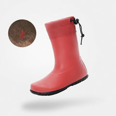Gumm Sohleistiefel Thermoplus Brisk I Rot-Winterplusch Kinder 3mm Sohle Schneesicher - Saguaro