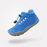 Barfuß Winterstiefel Warm Will II Blau Kinder 4mm Sohle - Saguaro