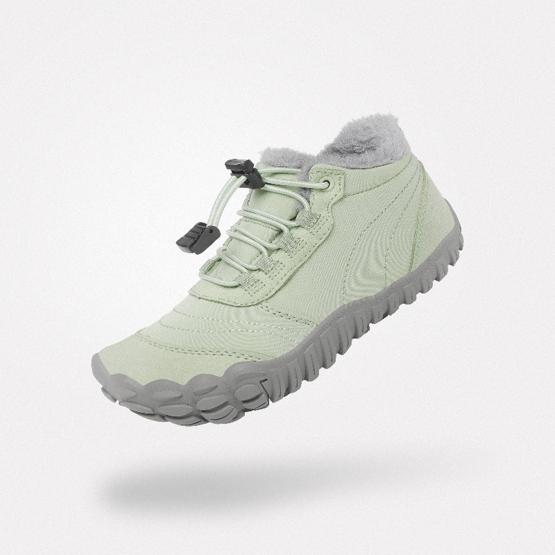 Barfuß Winterstiefel Warm Will II Gruin Kinder 4mm Sohle - Saguaro