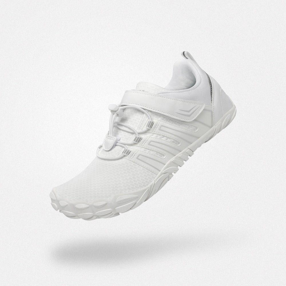 Barfußschuhe Lauftechnik Vigor II WeiB Erwachsene 4mm Sohle - Saguaro