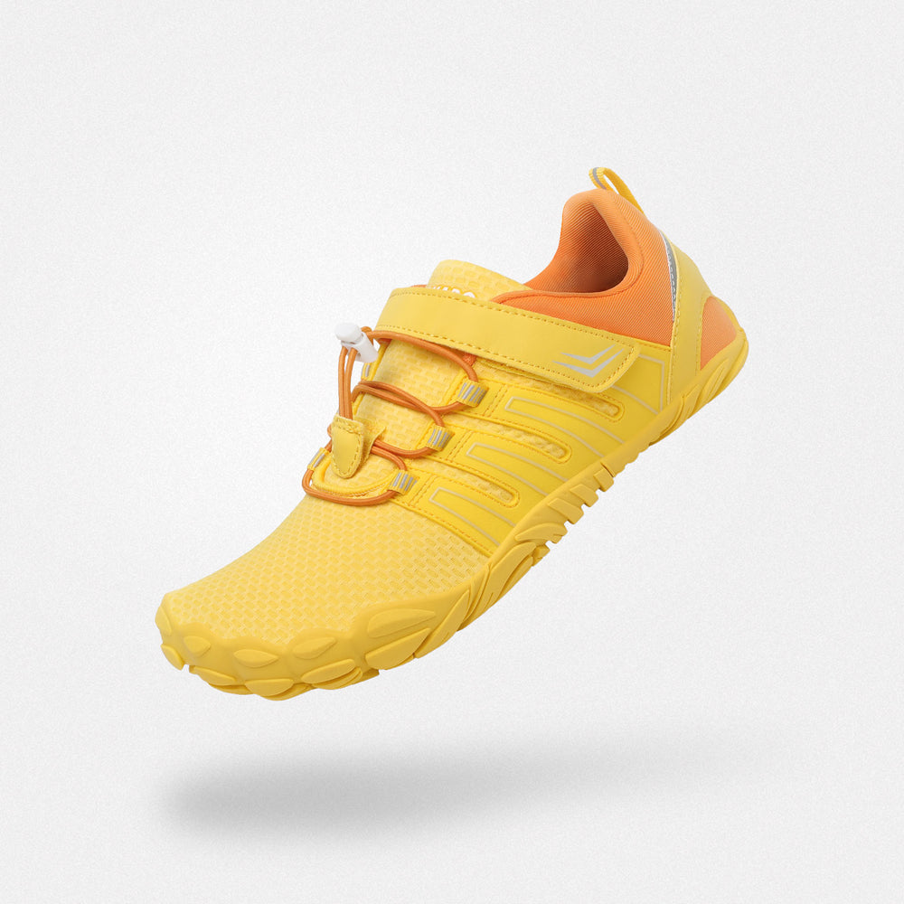 Barfußschuhe Lauftechnik Vigor II Gelb Erwachsene 4mm Sohle - Saguaro