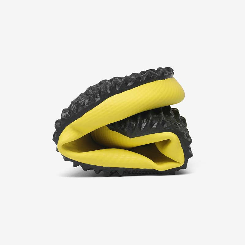 Barfuß-Gummistiefel Isolierung Brisk I Gelbe Erwachsene 3mm Sohle Matschfest falten- Saguaro