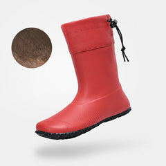 Gumm Sohleistiefel Wintergefuttert Brisk I Rot-Winterplusch Erwachsene 3mm Sohle - Saguaro
