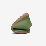 Falten Business Barfußschuhe Office-Style Anzugschuhe Noble I Grun Erwachsene 4mm Sohle Breite Füße - Saguaro