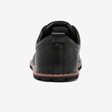 Business-Casual Leder Barfußschuhe mit perforiertem Leder und leichtem Design