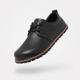 perforierte Leder Barfußschuhe mit atmungsaktivem Obermaterial und Zero-Drop-Sohle